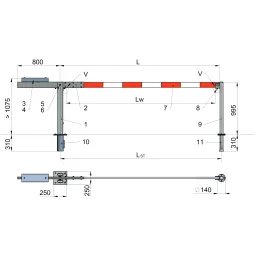 Replacement parts for hand barrier