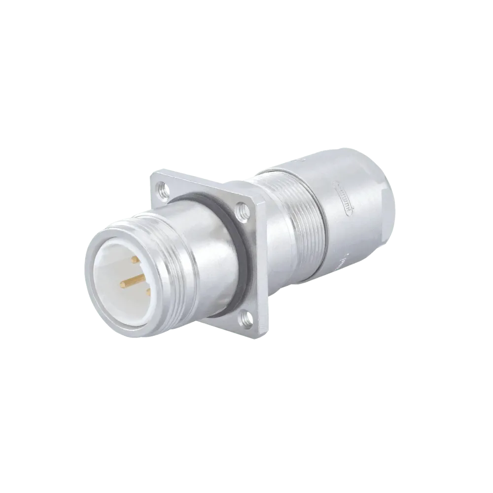 Housing M16 appliance coupler with strain relief Rear panel