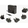 30W Wall Mount Power Supply 12V/2.5A, Interchangeable type