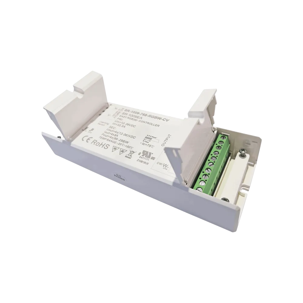 4 channel RF LED dimmer, RGBW, constant voltage 12-36VDC, max. 1152W