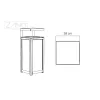 Anti-terrorist Safety Transparent Dustbin