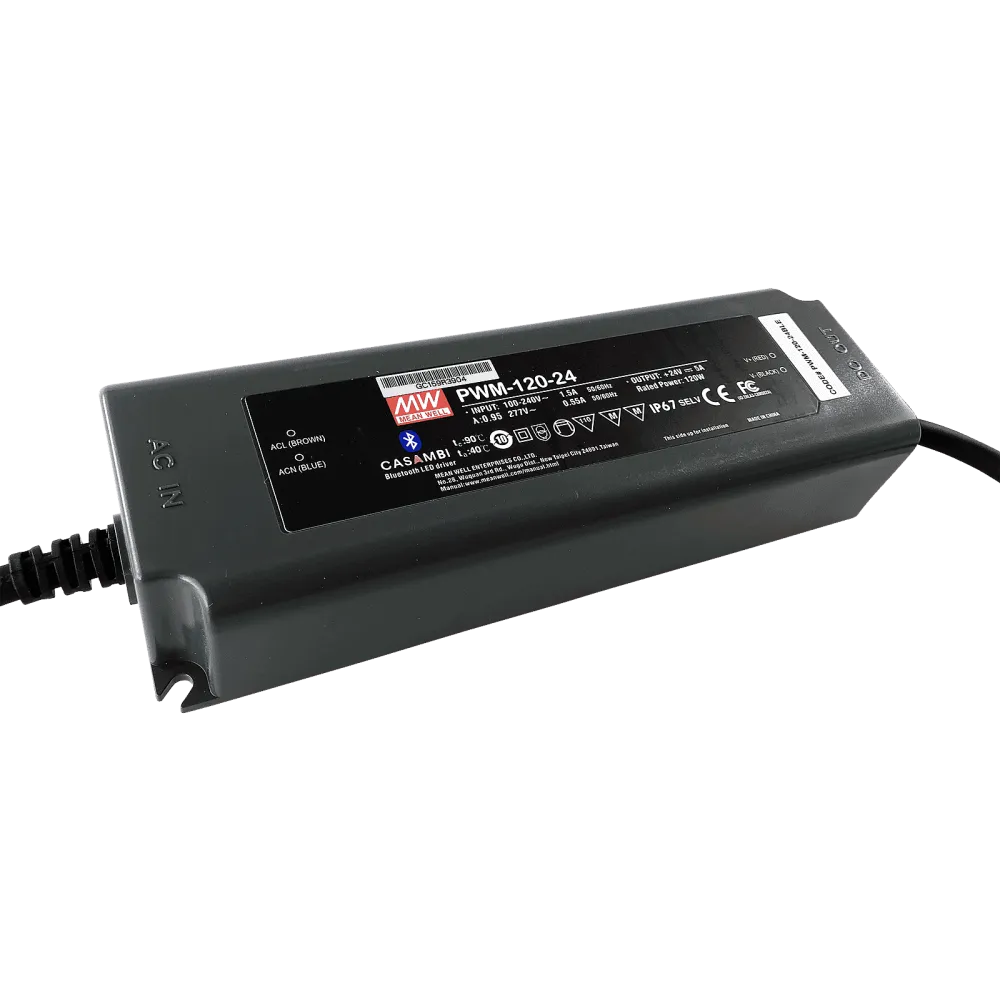 120W LED Driver with PWM Output 24V/5A, CASAMBI