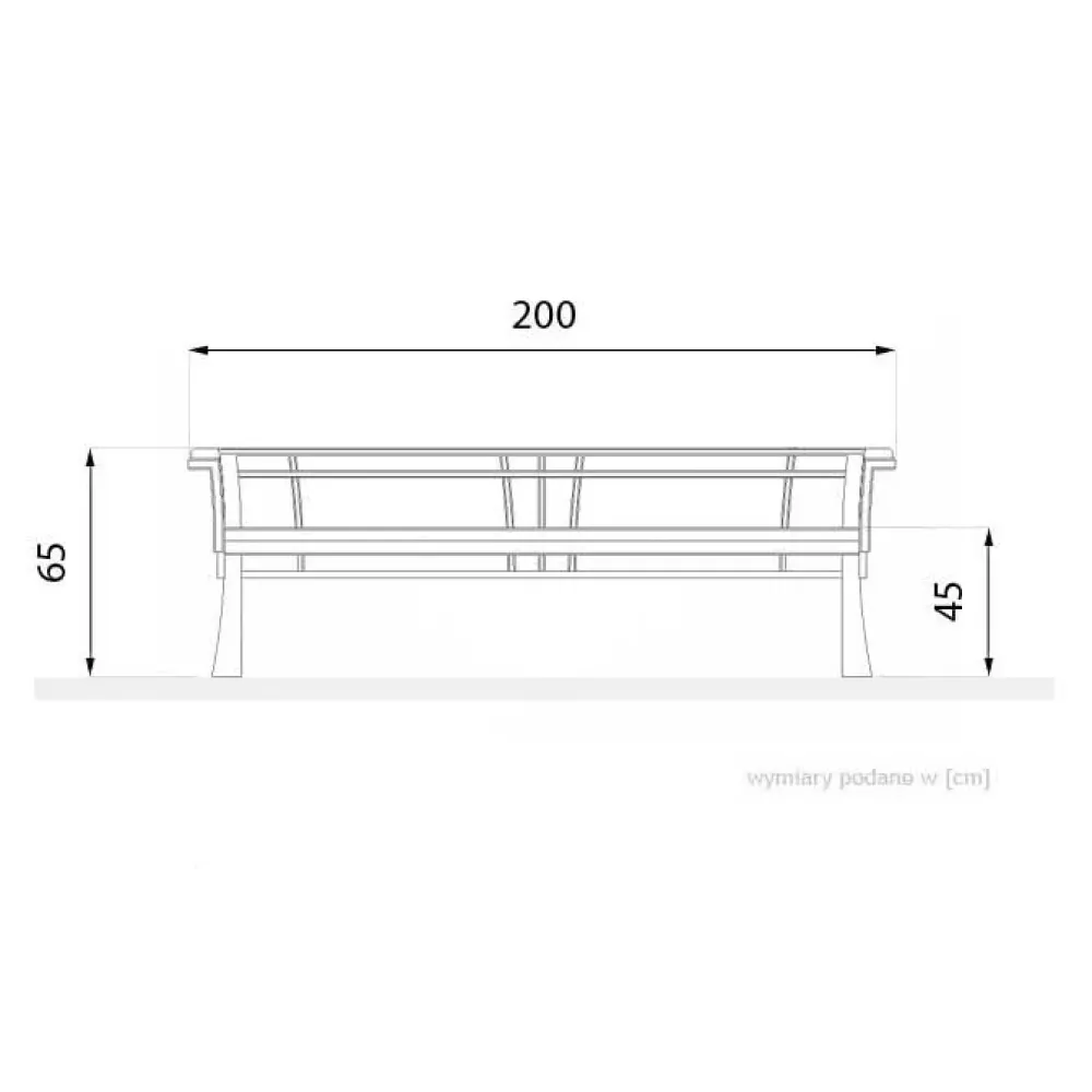 Art Nouveau bench