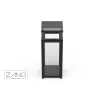 Anti-terrorist Safety Transparent Dustbin with ashtray