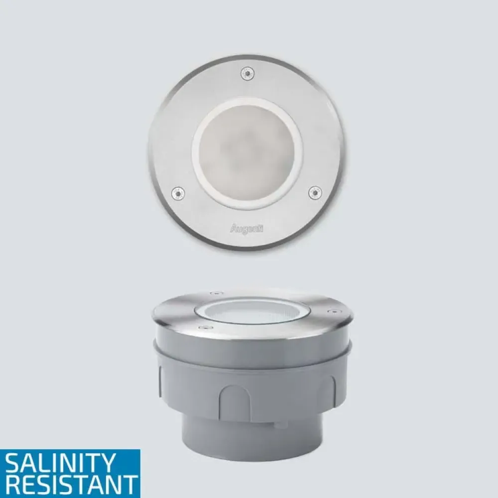 Lucy Ground Recessed - Recessed in polypropylene with steel ring nut
