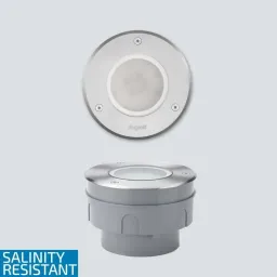 Lucy Ground Recessed - Recessed in polypropylene with steel ring nut