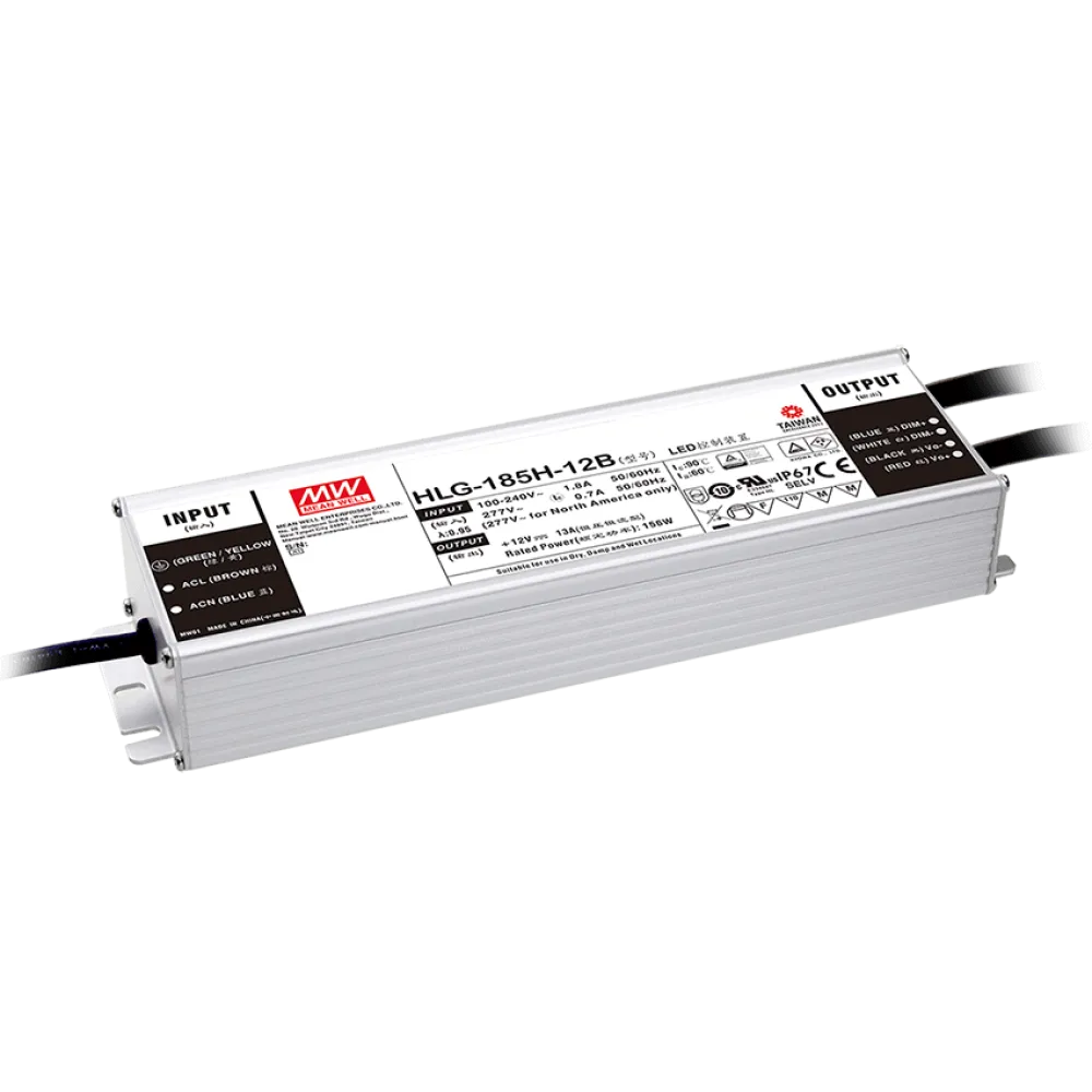 185W LED Driver CV+CC 24V/7.8A, 3in1 Dimming