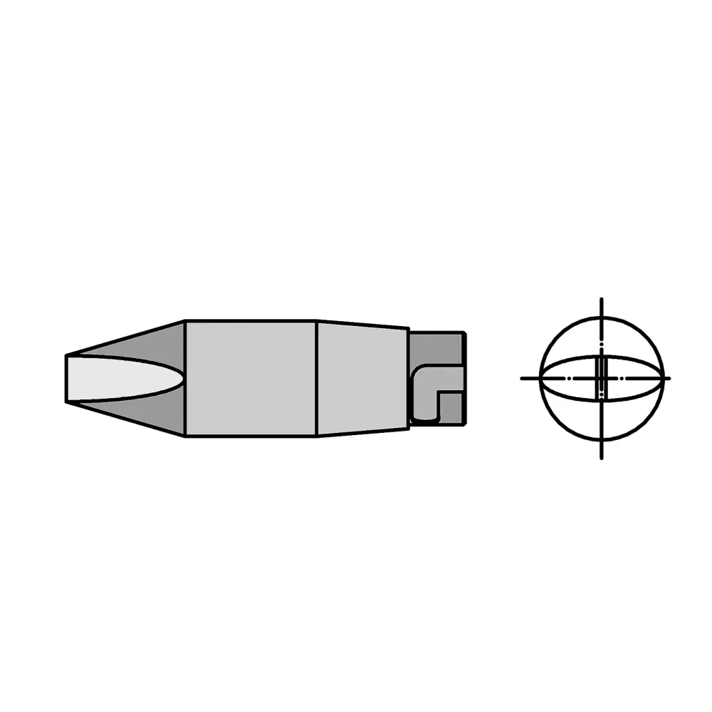 HT 2 Soldering tip chisel shape