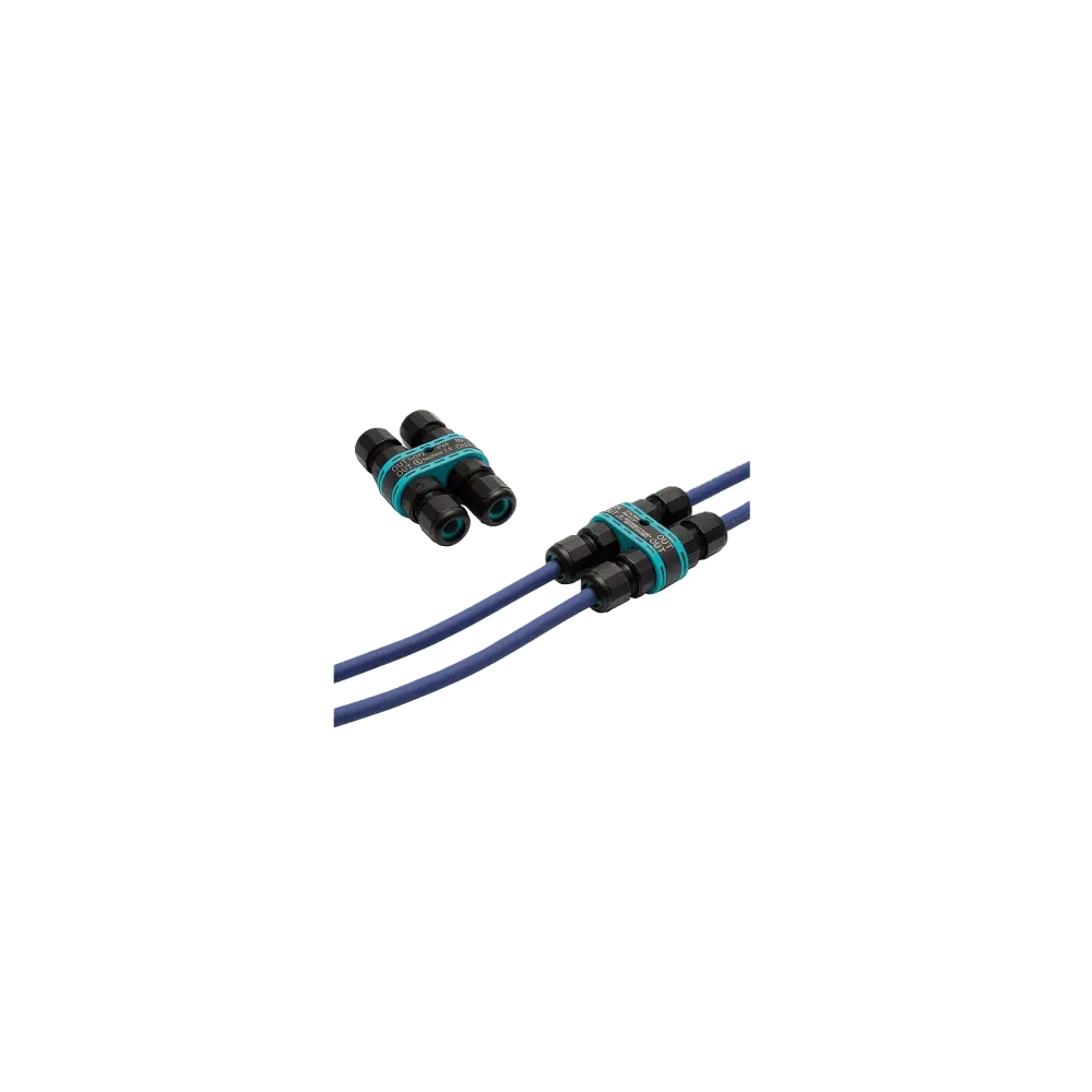 Techno 4-way power distributor TH392, 4P, D7.0-12.0, IP68