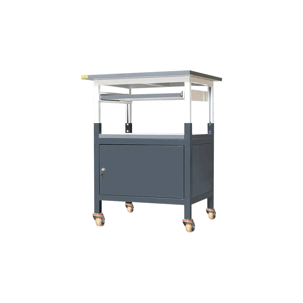 ESD Classic trolley with lockable cabinet