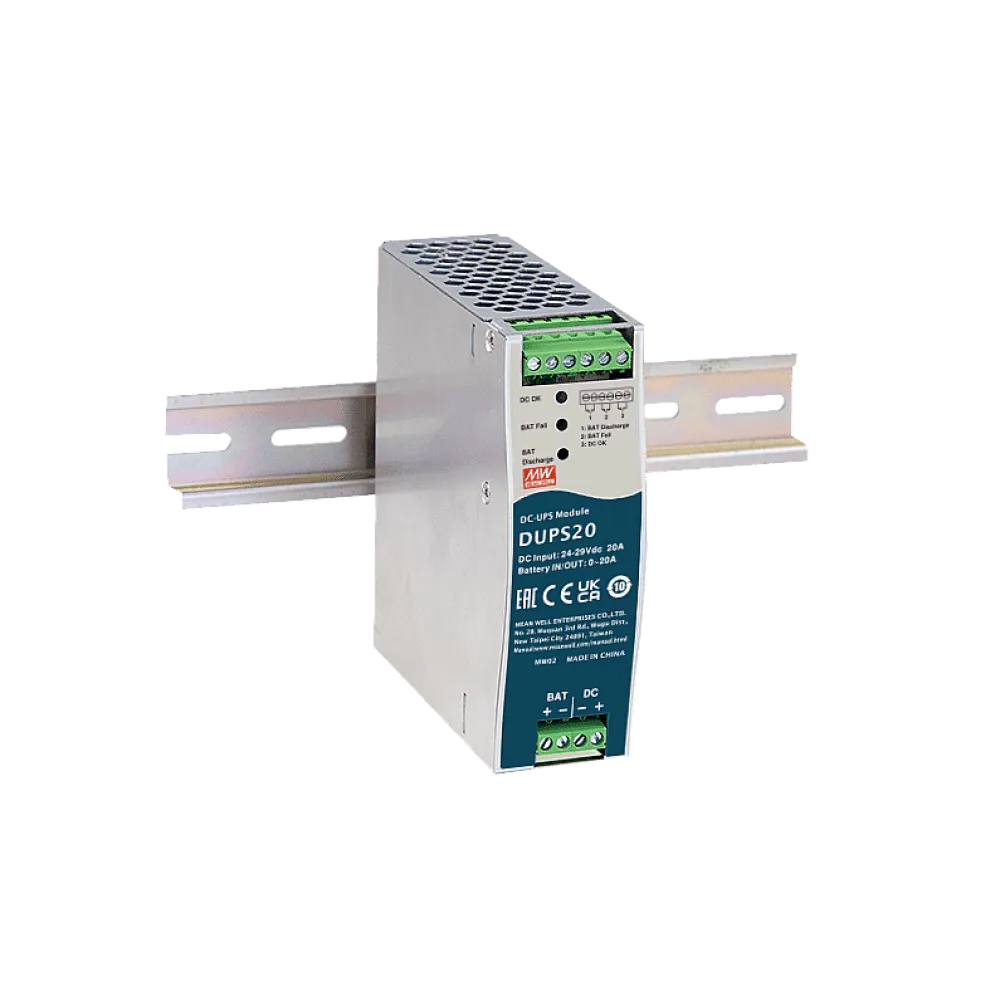 Battery controller for DIN Rail UPS system 24V / 20A