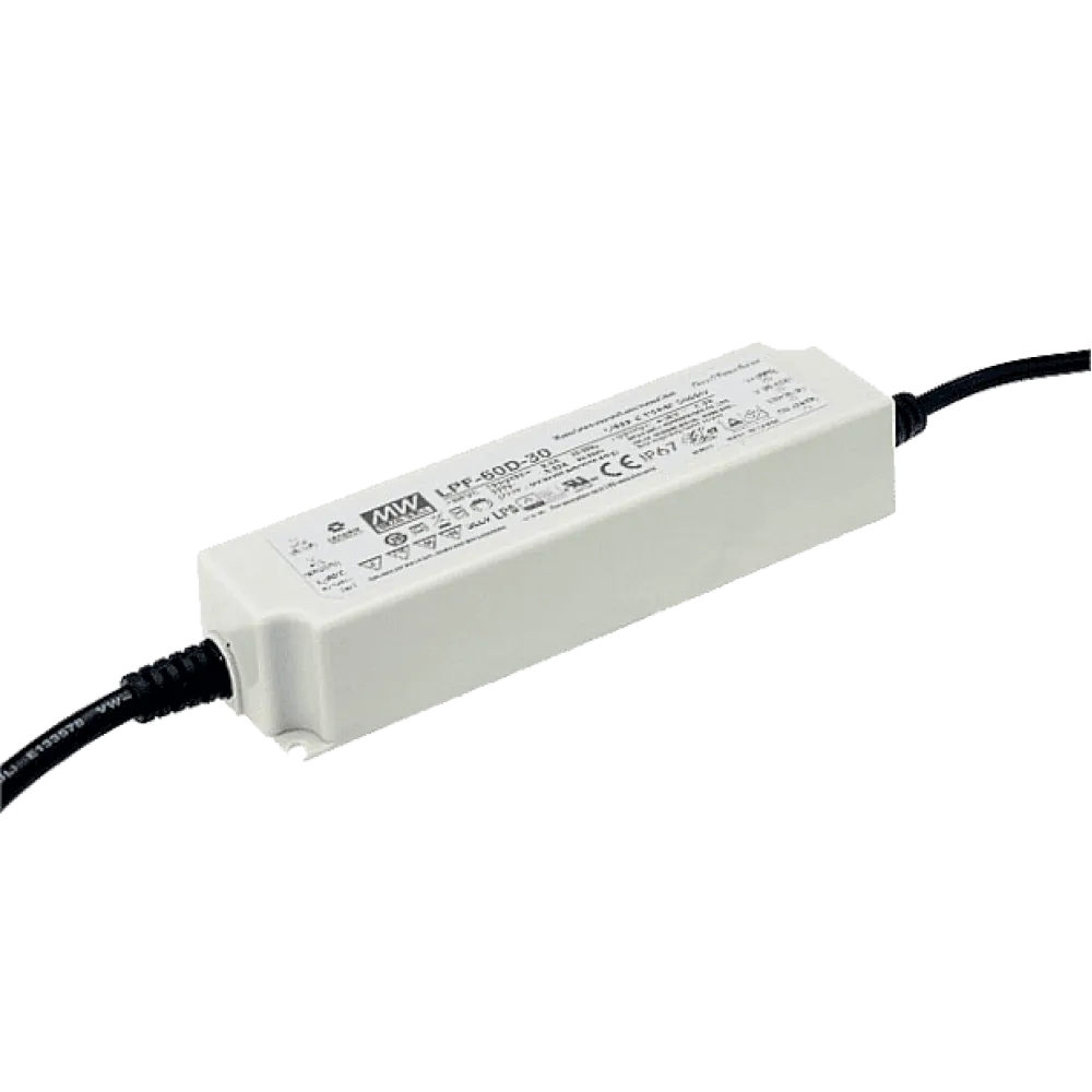 60W LED Driver CV+CC, 12V/5A, 3in1 Dimming