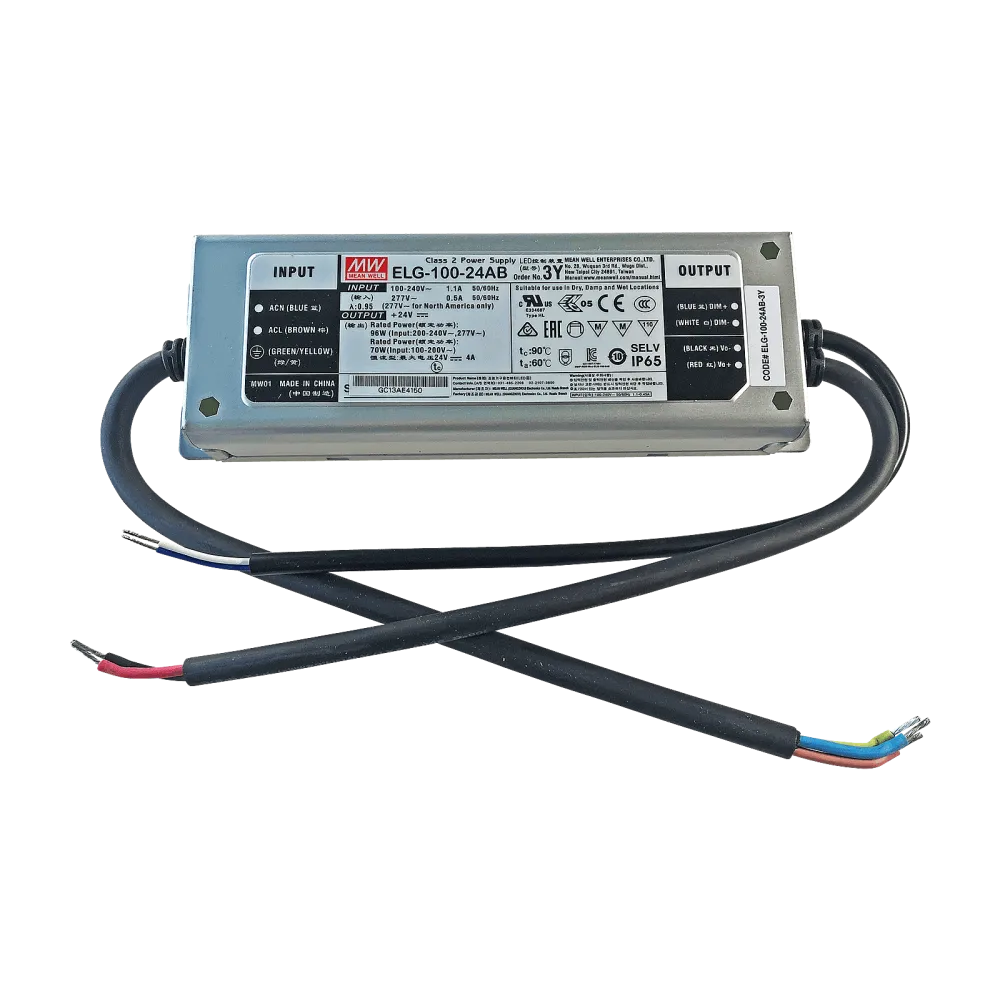 96W LED Driver CV+CC 24V/4A, 3in1 Dimming + Vo/Io adjustable