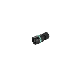 Mini Circular Connector TH387, Plug, 4P, Screw, IP66/IP68
