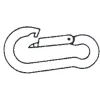 Carabiner hook stainless steel