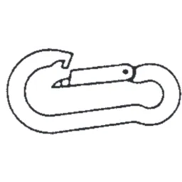 Carabiner hook stainless steel