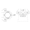 Plain Adjustable - Recessed spotlight DALI Carriageable Adjustable Ø200 - Built-in driver