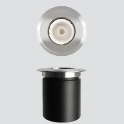 Rim 70 - Recessed with steel ring nut Ø70 - Remote driver max 500mA