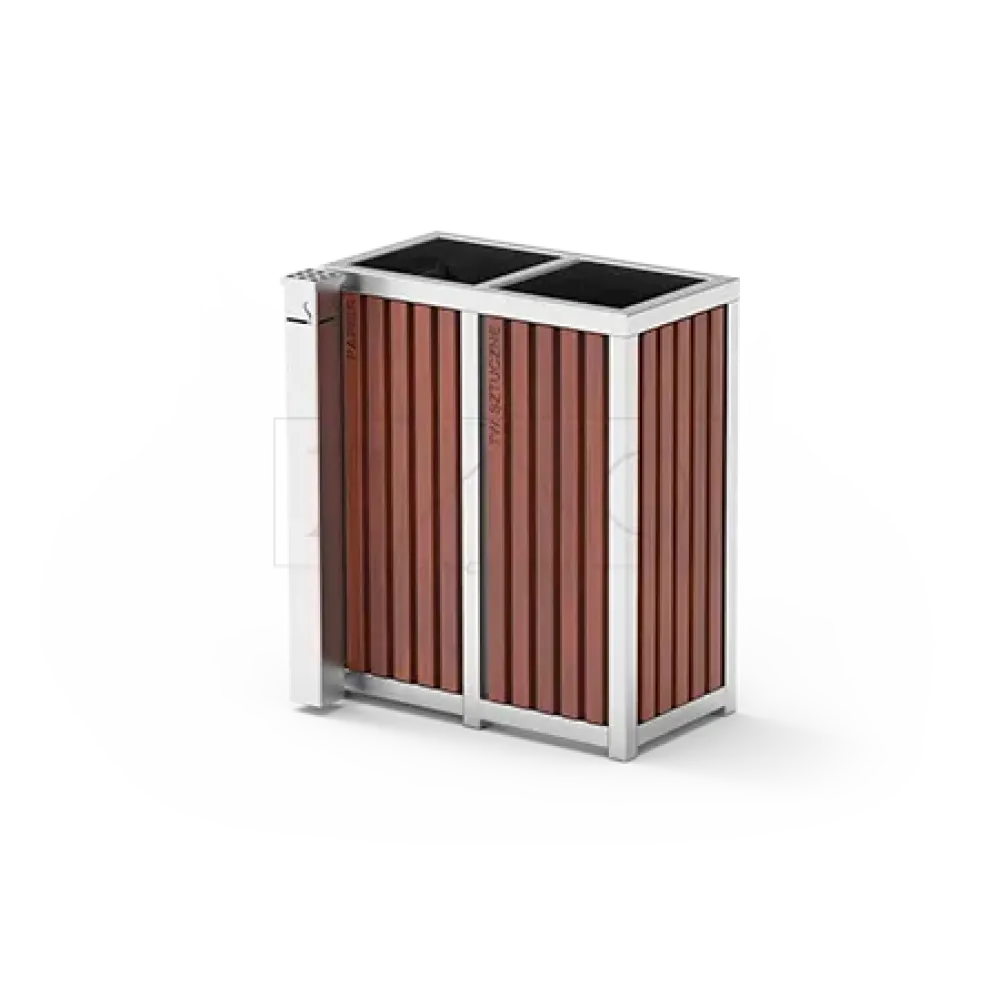 Altus recyckling bin with ashtray