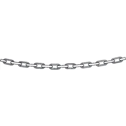 Galvanized steel chains