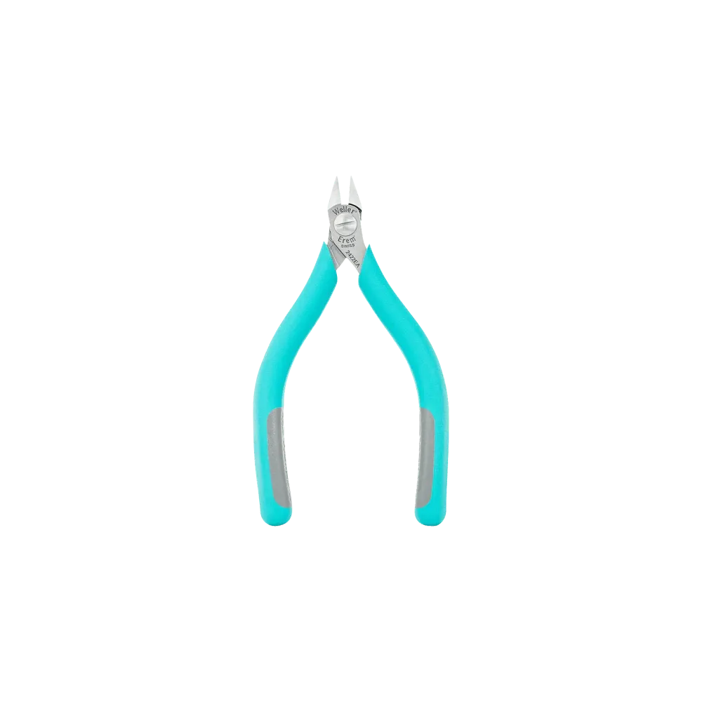 Ergonomic side cutter, 5″, pointed head