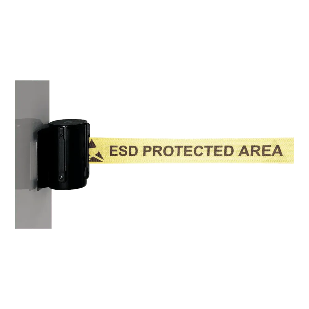 Barrier systems for ESD protection zones