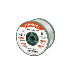 Solder wire HS10, Sn95.5Ag3.8Cu0.7 - TSC, RO M1, 0.5mm, 250g