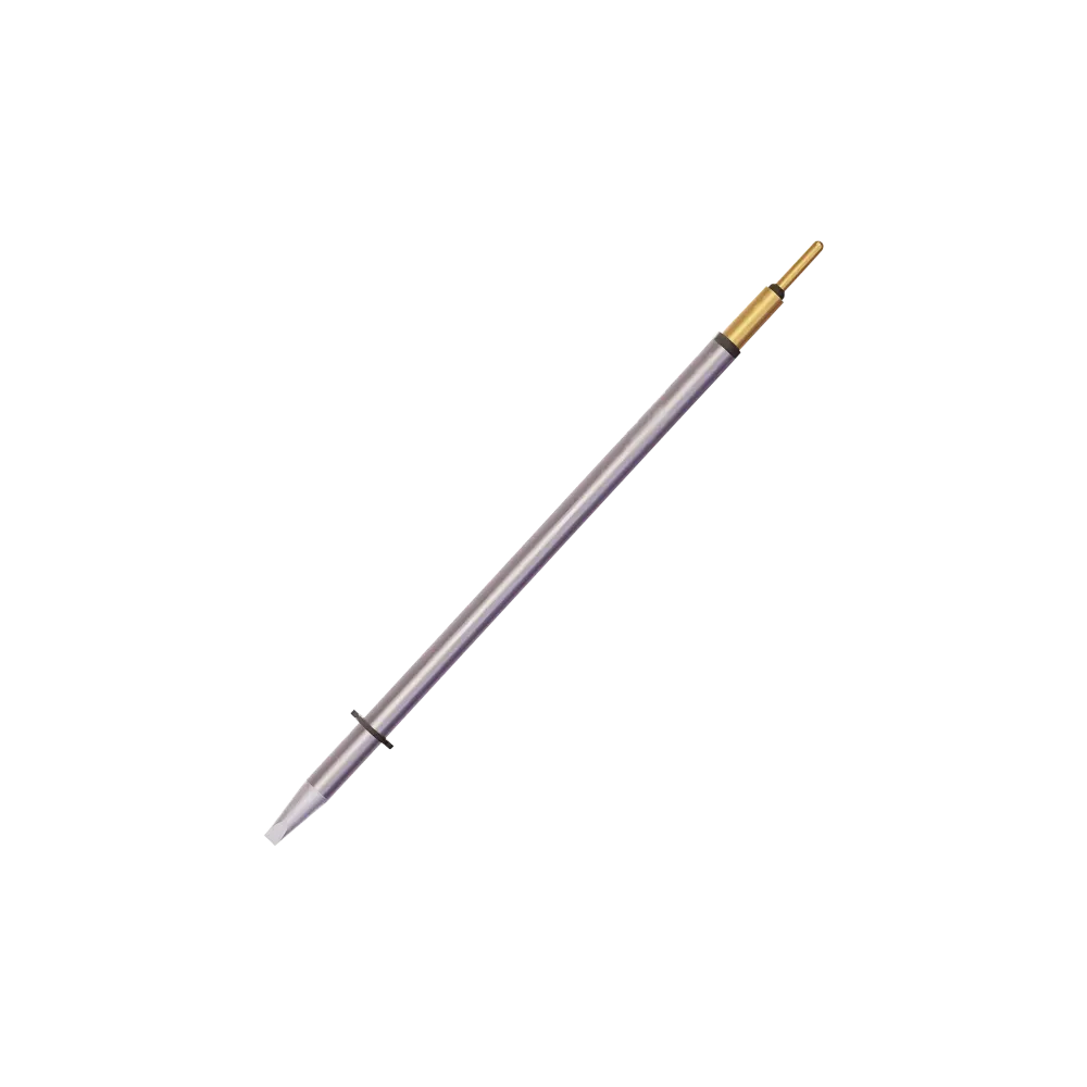 Metcal MicroFine 600 series soldering tip cartridge, chisel, 1.2 mm x 5 mm