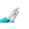 Pointed cutter, straight, short, recessed head
