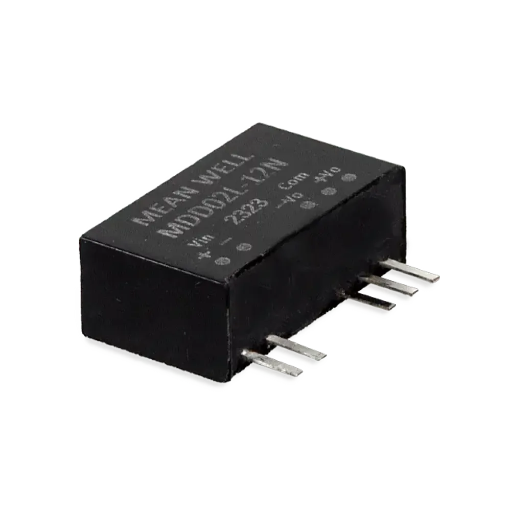 2W medical DC/DC converter, input 4.5...5.5V, output +/-12V / +/-0.83A
