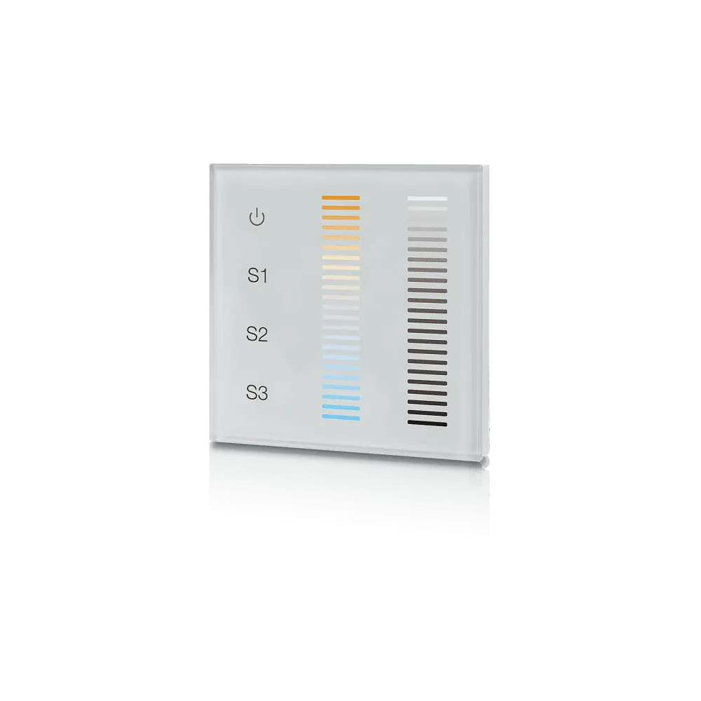 RF capacitive touch panel AC, Tunable white, wall mounting