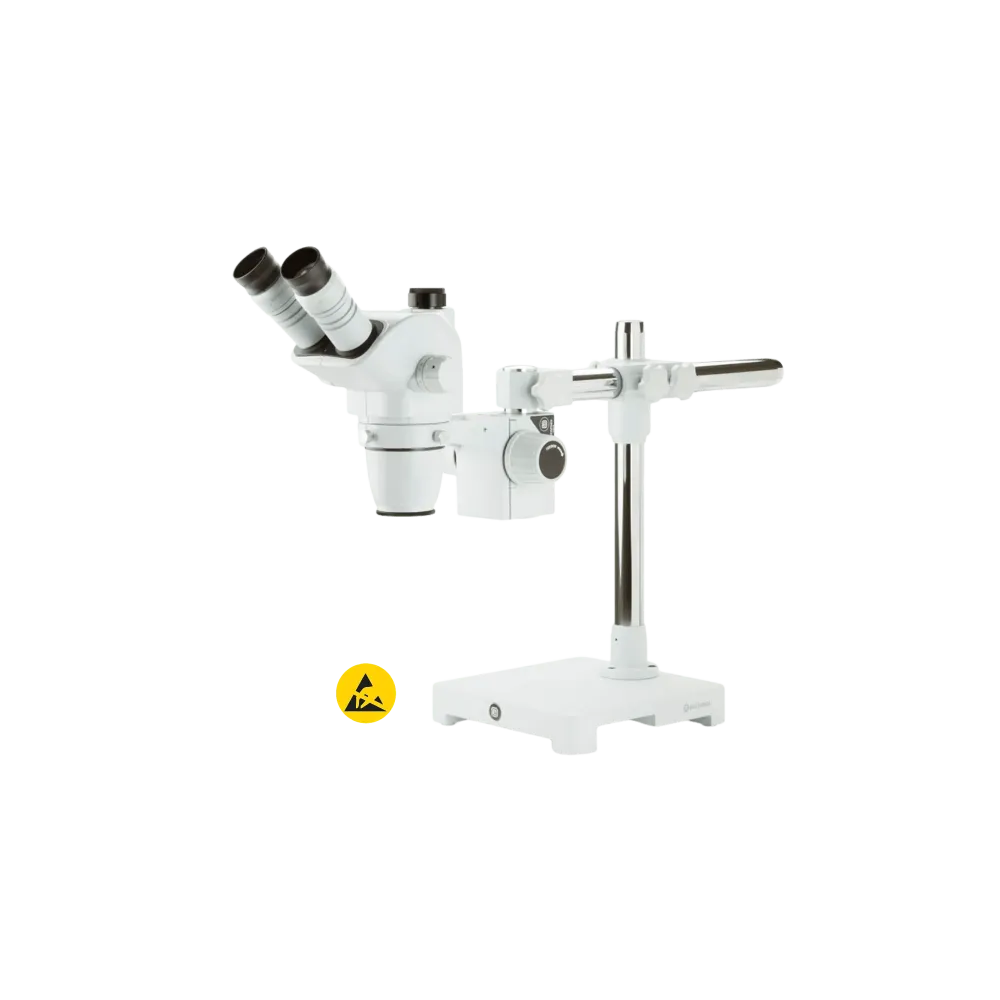 ESD stereomicroscope NexiusZoom 1903-U, trinocular, 0.67-4.5, HWF10x/22mm, white