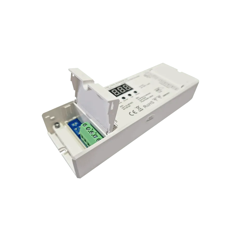 5 channel DMX512 RDM LED dimmer, RGBWW, constant voltage 12-36VDC, max. 900W