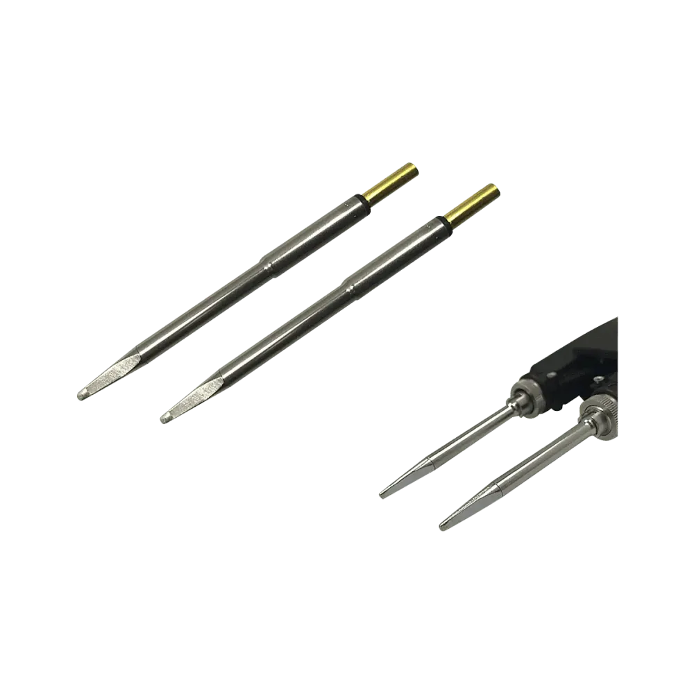 PTC rework tweezer soldering cartridges, blade, (W x L) 2.0 mm x 16.5 mm, 700 series