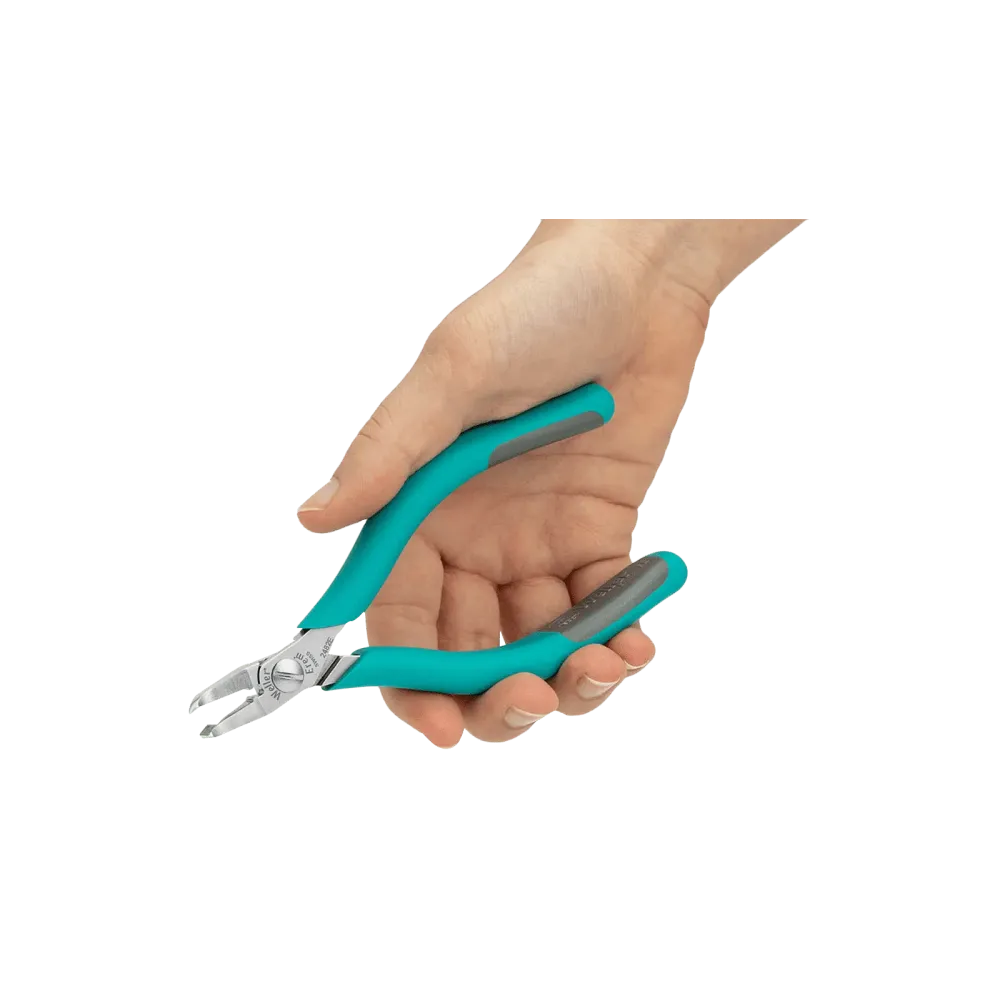 Pointed cutter, angled, narrow head.