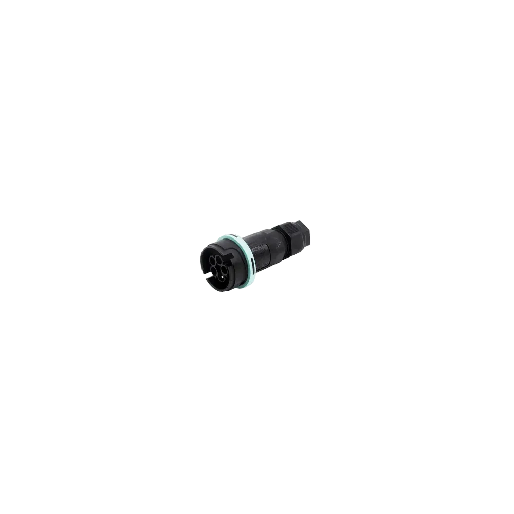 Mini circular connector THB405, plug, 5P, screw, IP66/IP68/IP69