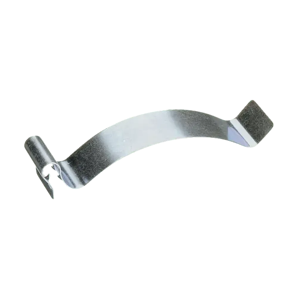 Label clamp for storage containers, stainless steel