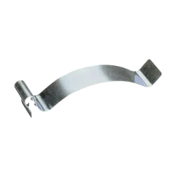 Label clamp for storage containers, stainless steel