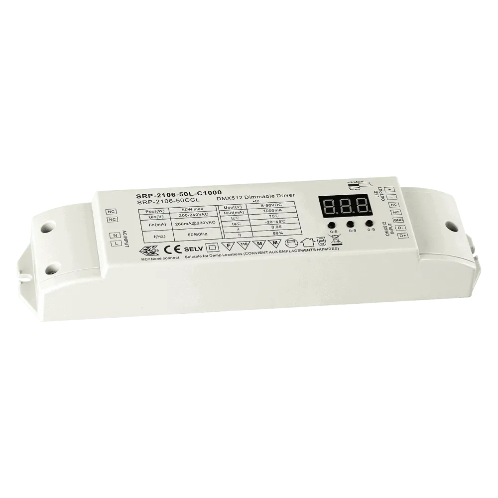 50W DMX512, constant current LED driver