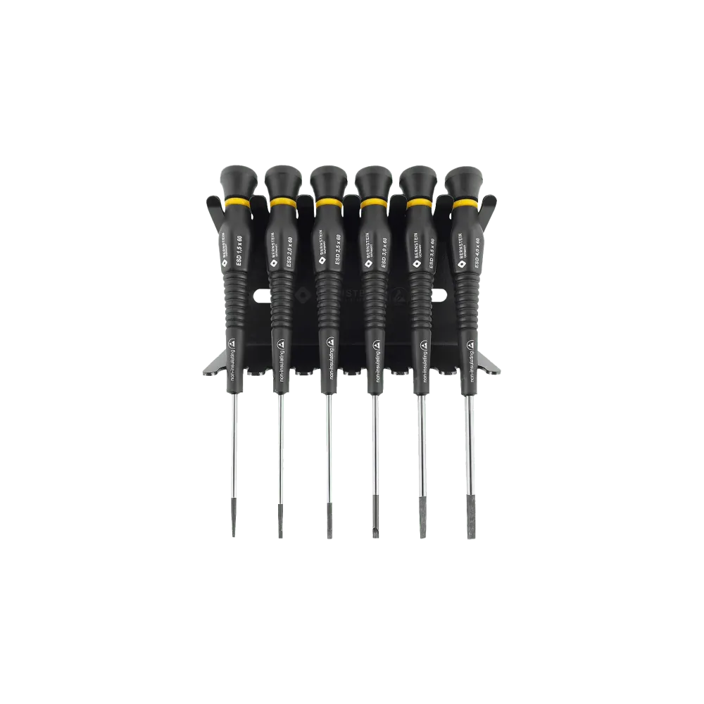 ESD screwdriver set 6 pcs (incl. ESD tool holder)