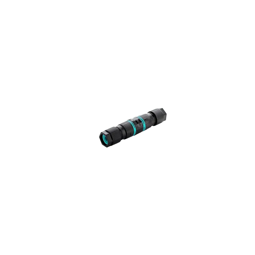 Mini circular connector TH387 long, plug, 5P, screw connection, IP66/IP68