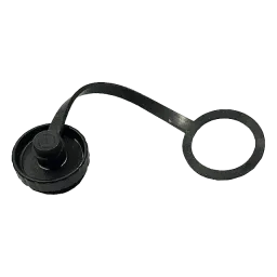 Protective cap THx.387 A/E/L, green, with black rubber cord 