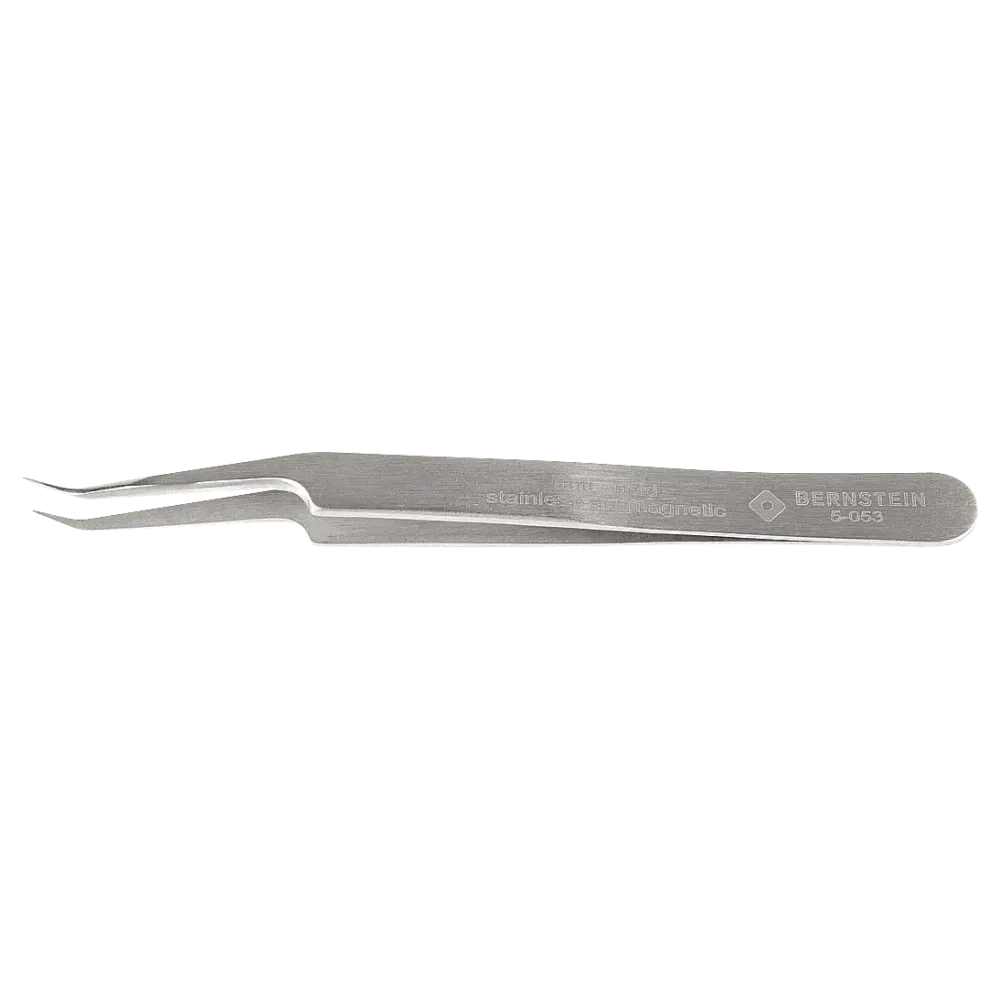 SMD tweezers 110mm shape 5abb stainless steel angle 30° very fine