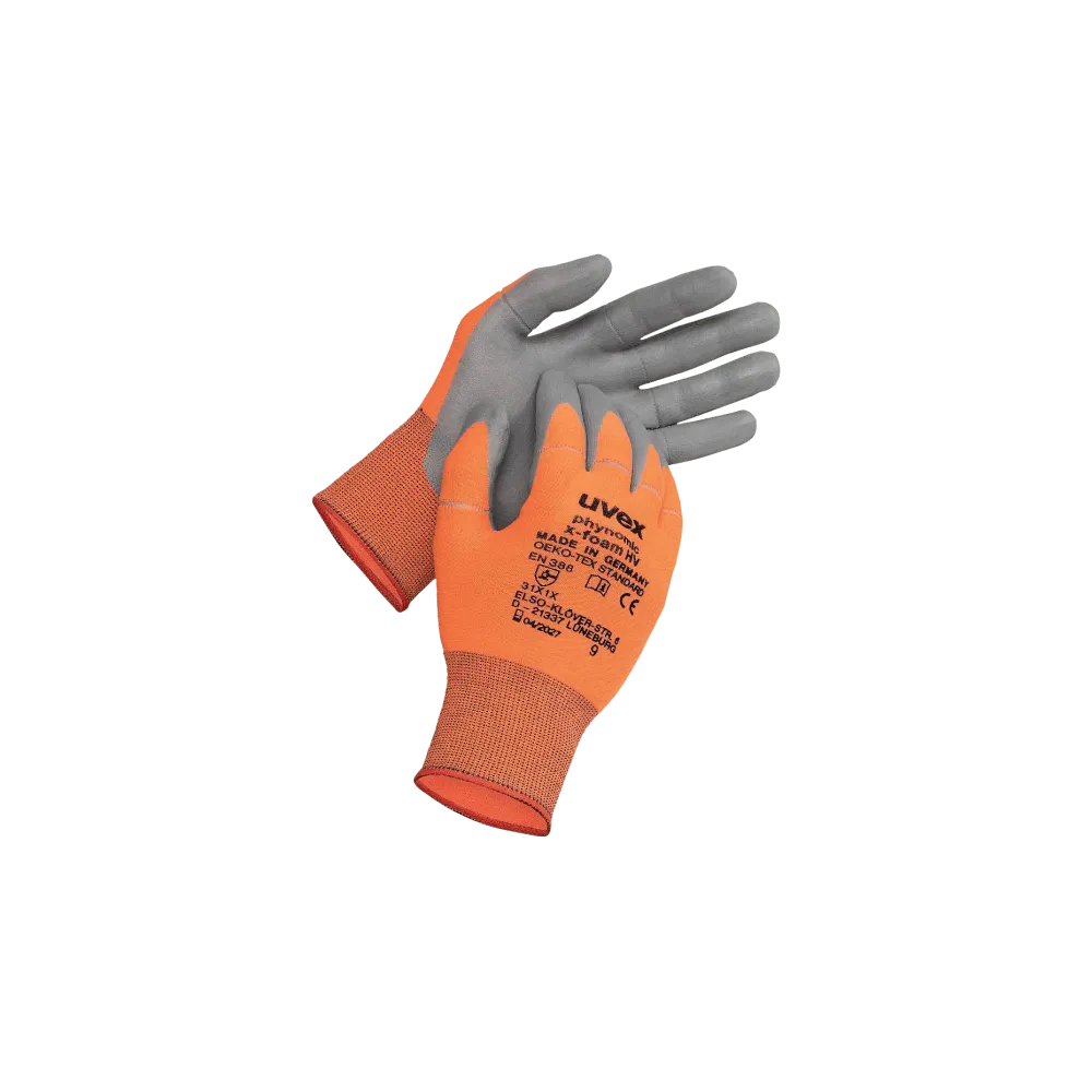 uvex phynomic X-FOAM HV assembly glove in various sizes