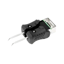 RTWMS 001 C NW X Micro soldering tip pair conical, curved 30º, Ø 0.1 mm