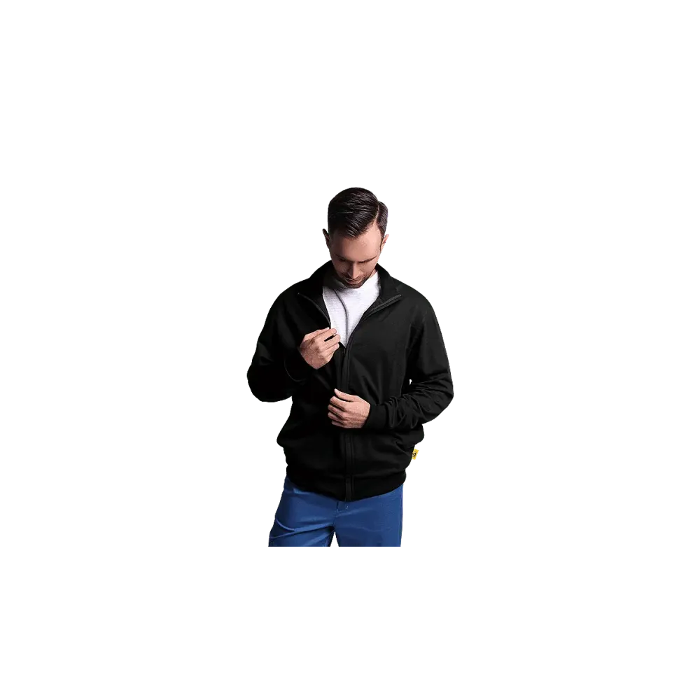 ESD sweatshirt with zipper