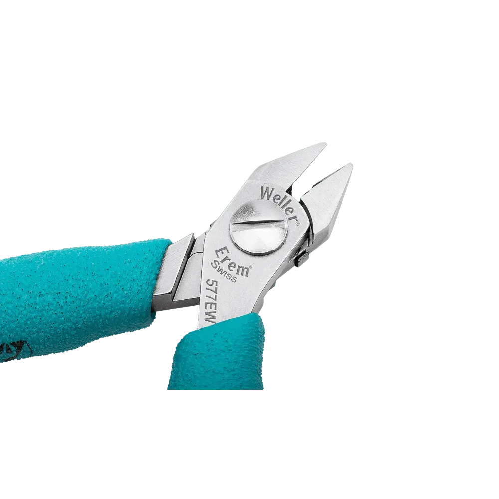 Diagonal cutters, beveled head