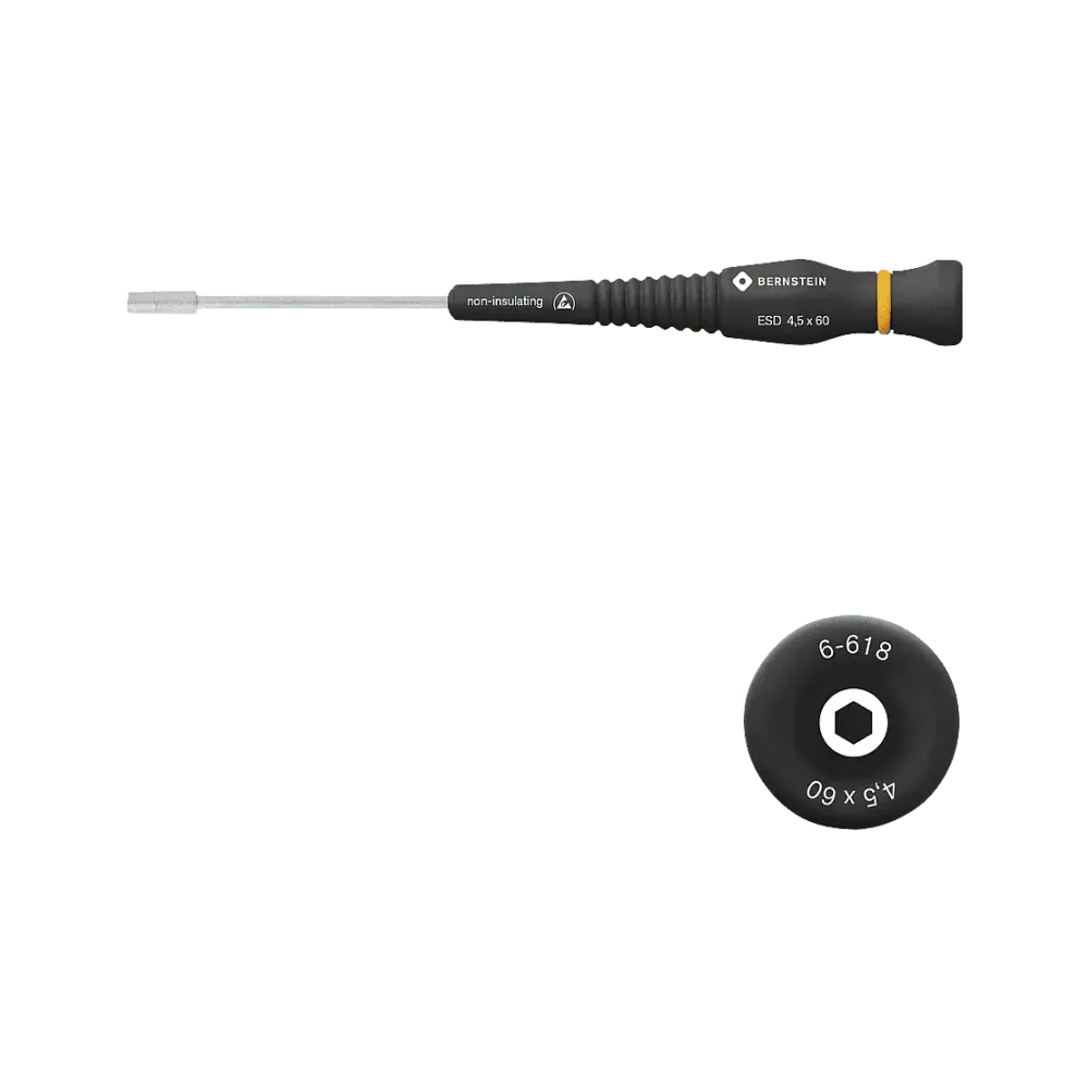 ESD socket wrench hexagon 4.5 mm