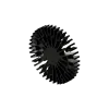 Modular LED star heat sink, ø152mm, H 20mm, Black anodized
