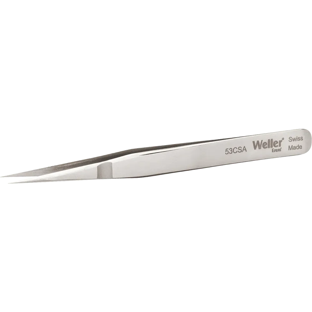 Precision tweezers with fine and flexibly movable tips